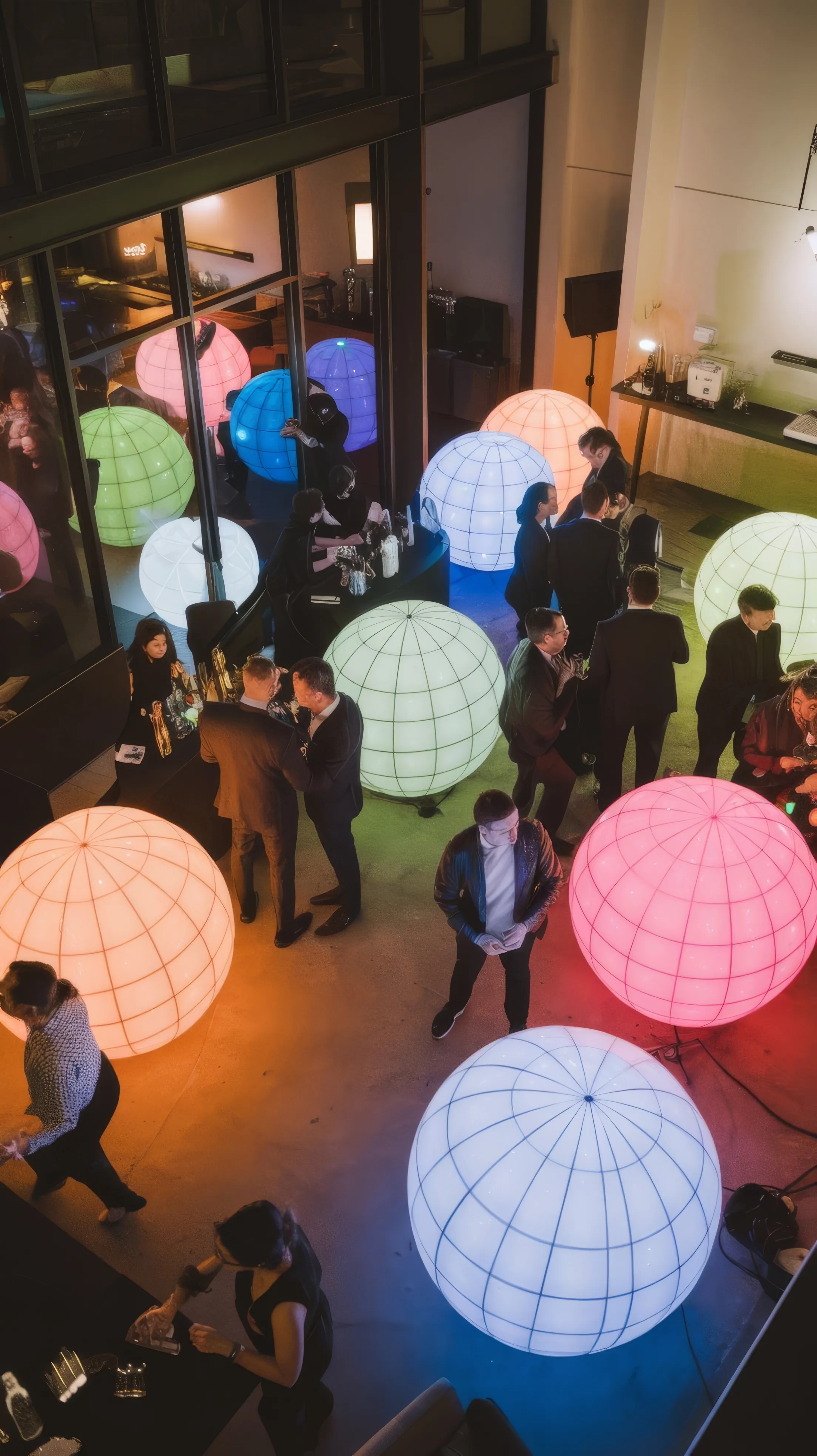 Event hosted in a banquet hall